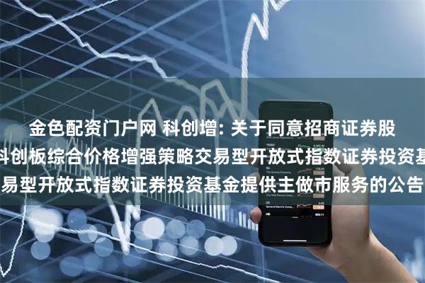 金色配资门户网 科创增: 关于同意招商证券股份有限公司为永赢上证科创板综合价格增强策略交易型开放式指数证券投资基金提供主做市服务的公告