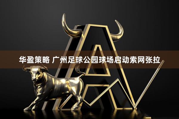 华盈策略 广州足球公园球场启动索网张拉